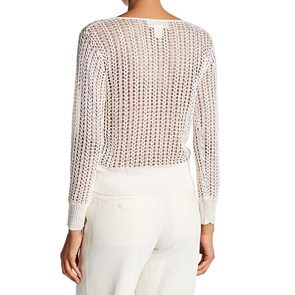 White Open Weave Top - Picture 2 of 2